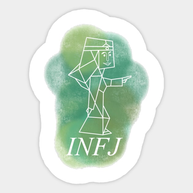 INFJ - The Advocate Sticker by KiraCollins